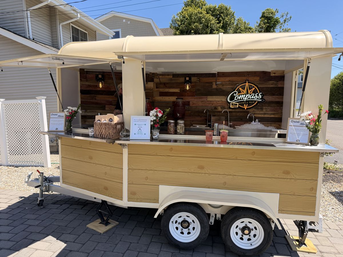 The Compass trailer parked and serving during the Manasquan house crawl